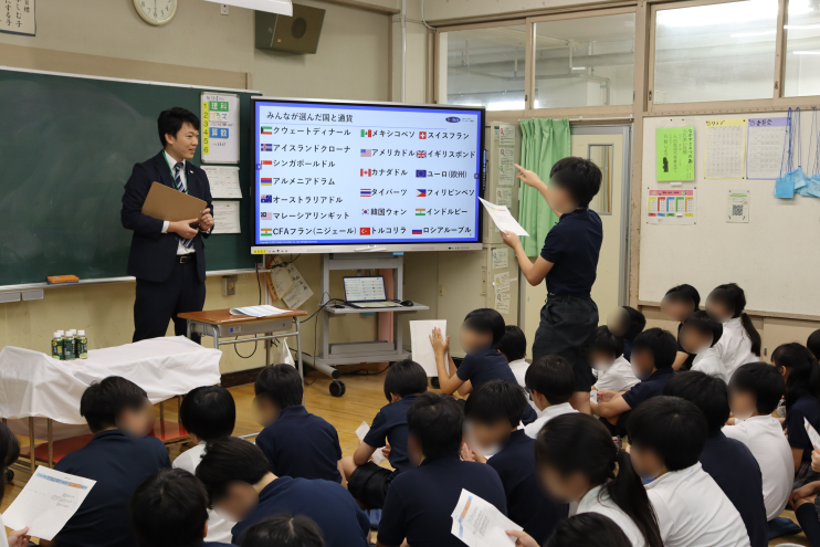 出張授業の様子
